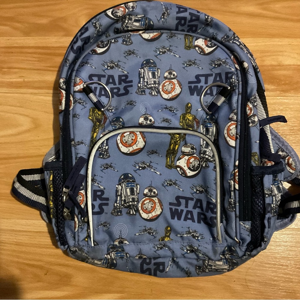 Pottery barn kids Star Wars Blue Backpack